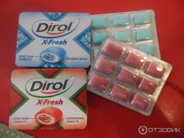 Отзыв о Жевательная резинка Dirol X-Fresh | свежесть без проблем