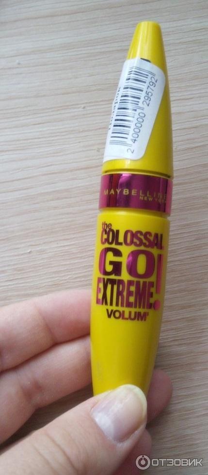 Тушь для ресниц Maybelline New York The Colossal Go Extrem Volumee фото