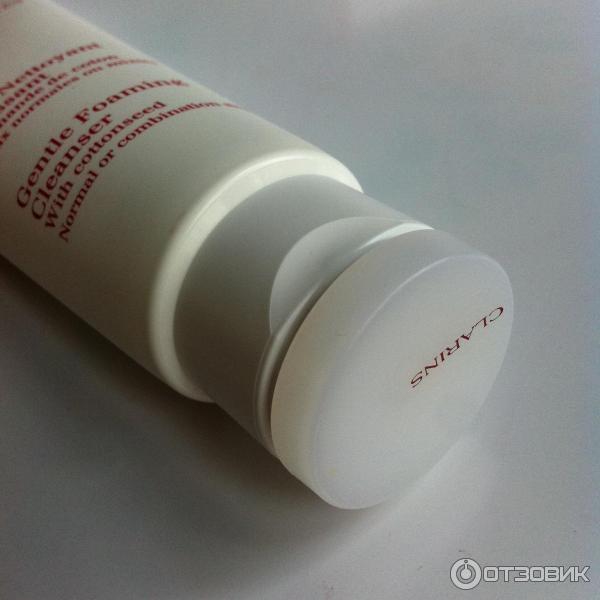 Крем-пенка для умывания Clarins с хлопком отзыв