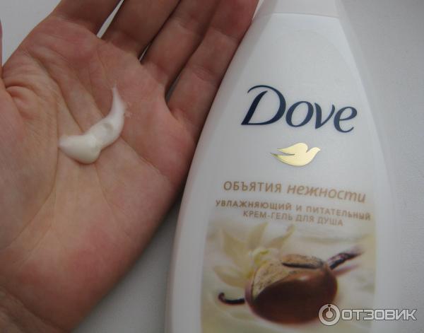 Гель для душа Dove Объятия нежности Масло Ши и пряная ваниль фото