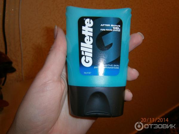 Бальзам после бритья Gillette Sensitive Skin для чувствительной кожи фото