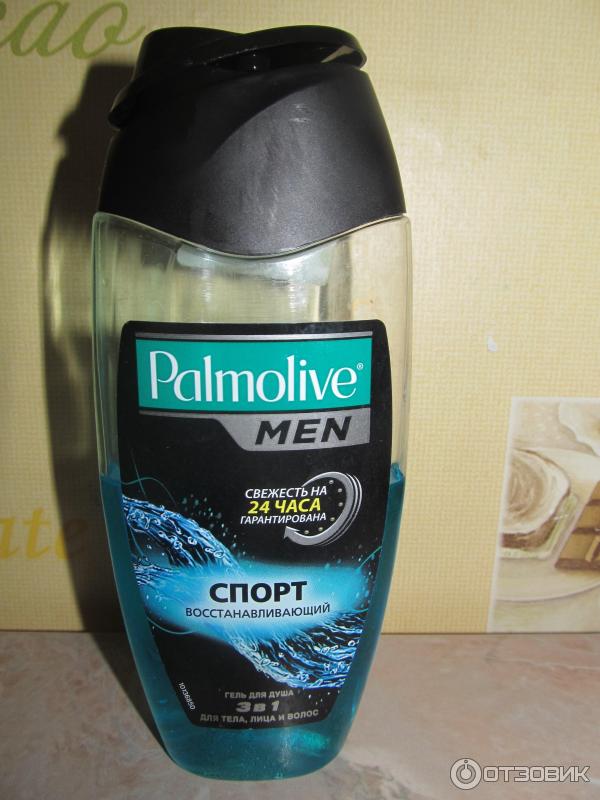 Гель для душа Palmolive Men Спорт восстанавливающий 3 в 1 фото