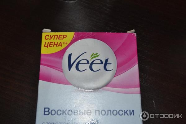 Восковые полоски Veet для чувствительной кожи фото