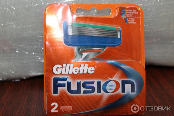 Сменные лезвия Gillette Fusion фото