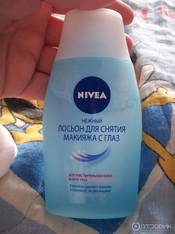 Нежное средство для удаления макияжа с глаз NIVEA фото