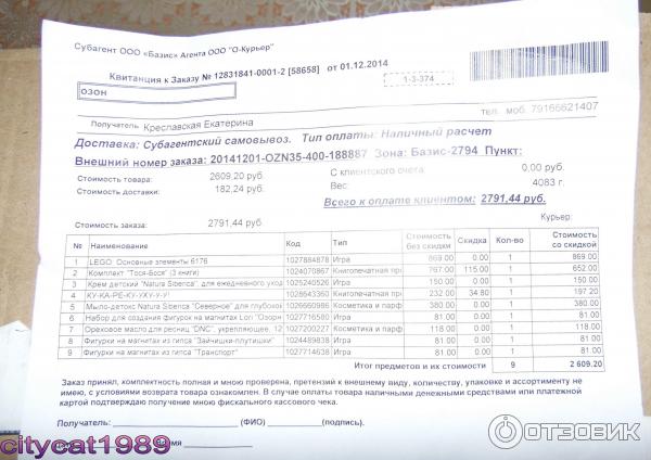 Стоимость Доставки Озон