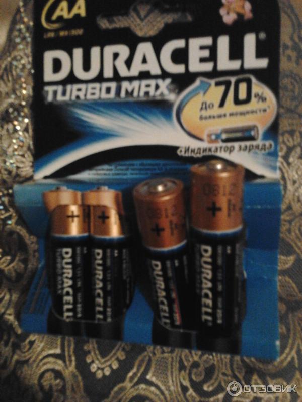 Батарейки Duracell Turbo Max AA фото