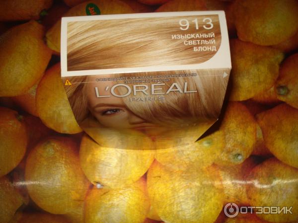 Краска-мусс для волос L'OREAL sublime Mousse - 913 изысканный светлый блонд фото