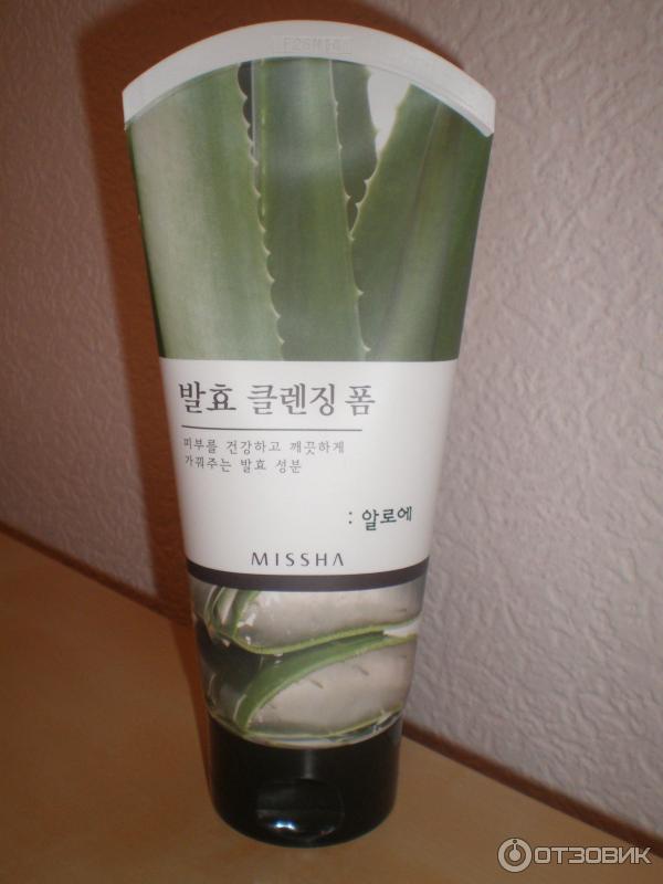 Пенка для умывания Missha Aloe Fermentation Cleansing Foam фото