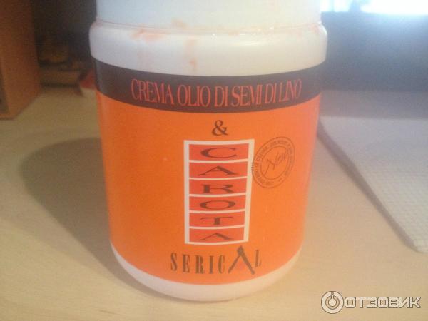 Крем-маска для волос Serical Crema Olio Di Semi Di Lino and Carota фото