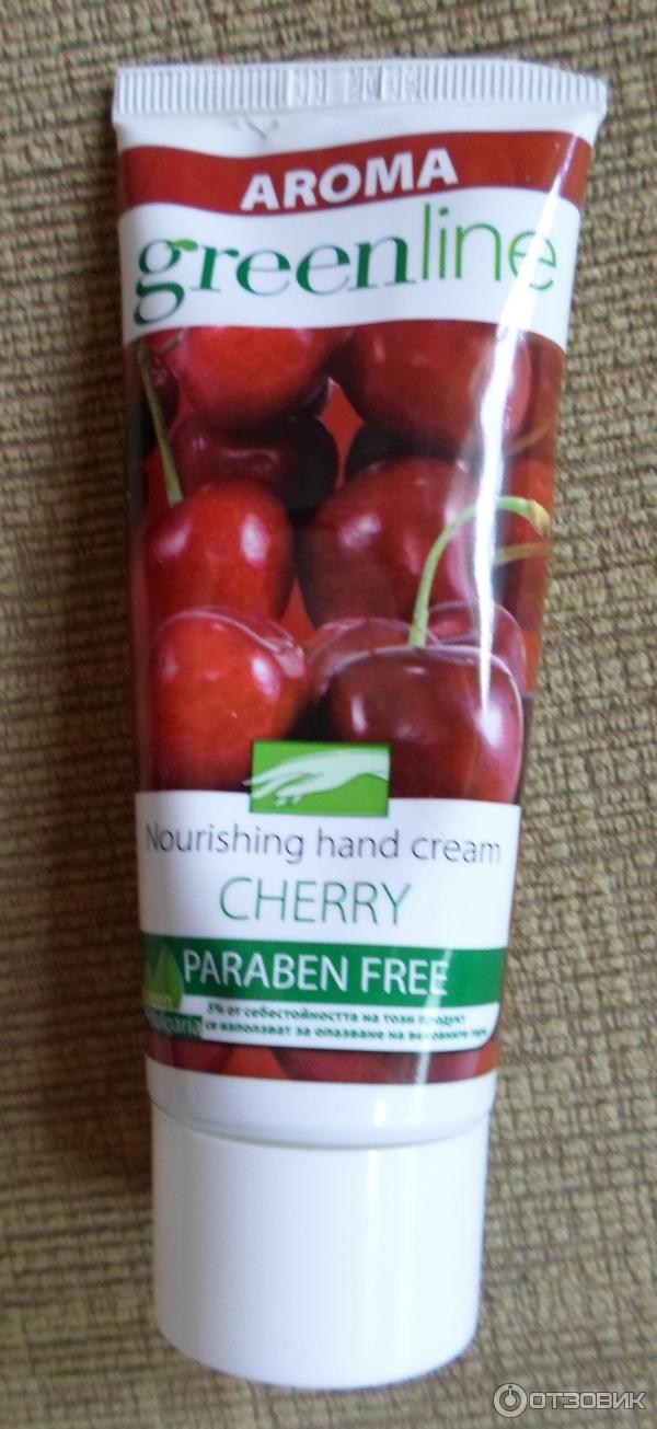 Крем для рук Aroma Greenline Cherry фото