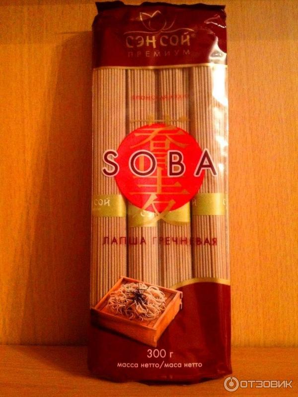 Лапша гречневая Сэн Сой Премиум SOBA