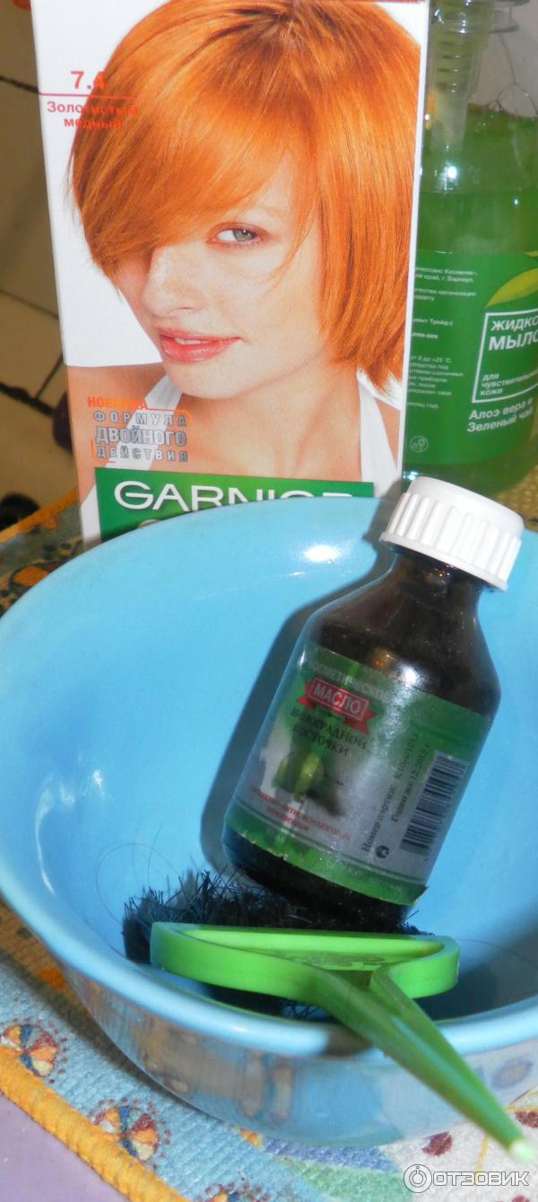 Отзыв о Крем-краска для волос Garnier Color Naturals | И не смотрите на  упаковку: великолепный яркий рыжий цвет!