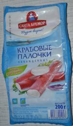 Крабовые палочки охлажденные "Санта Бремор" фото