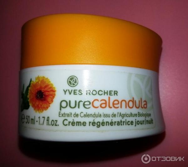 Регенерирующий крем Yves Rocher Pure Calendula для лица фото