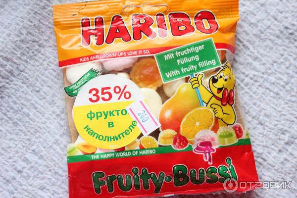 Жевательный мармелад Haribo Fruity Bussi фото