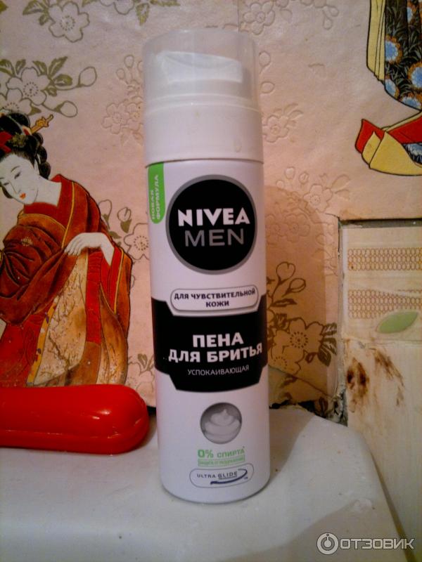 Пена для бритья Nivea for Men для чувствительной кожи фото